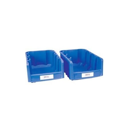 Aigner Index Aigner Bin Buddy BB-13 Adhesive Label Holder (Top/Bottom) 1" x 3" for Bins, Pack of 25 BB13